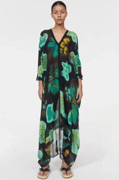 Agave Leaf Caftan Rodebjer