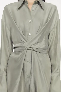 Almond Peach Twill Shirt Rodebjer