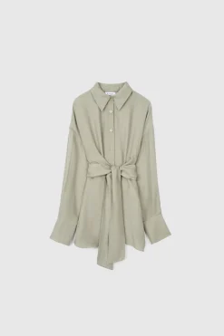 Almond Peach Twill Shirt Rodebjer