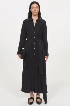 Apple Peach Twill Dress Rodebjer