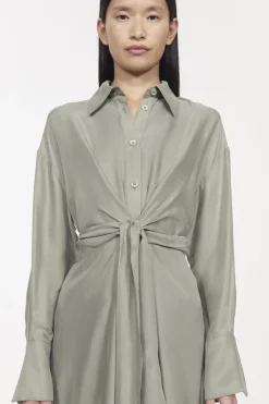 Apple Peach Twill Dress Rodebjer