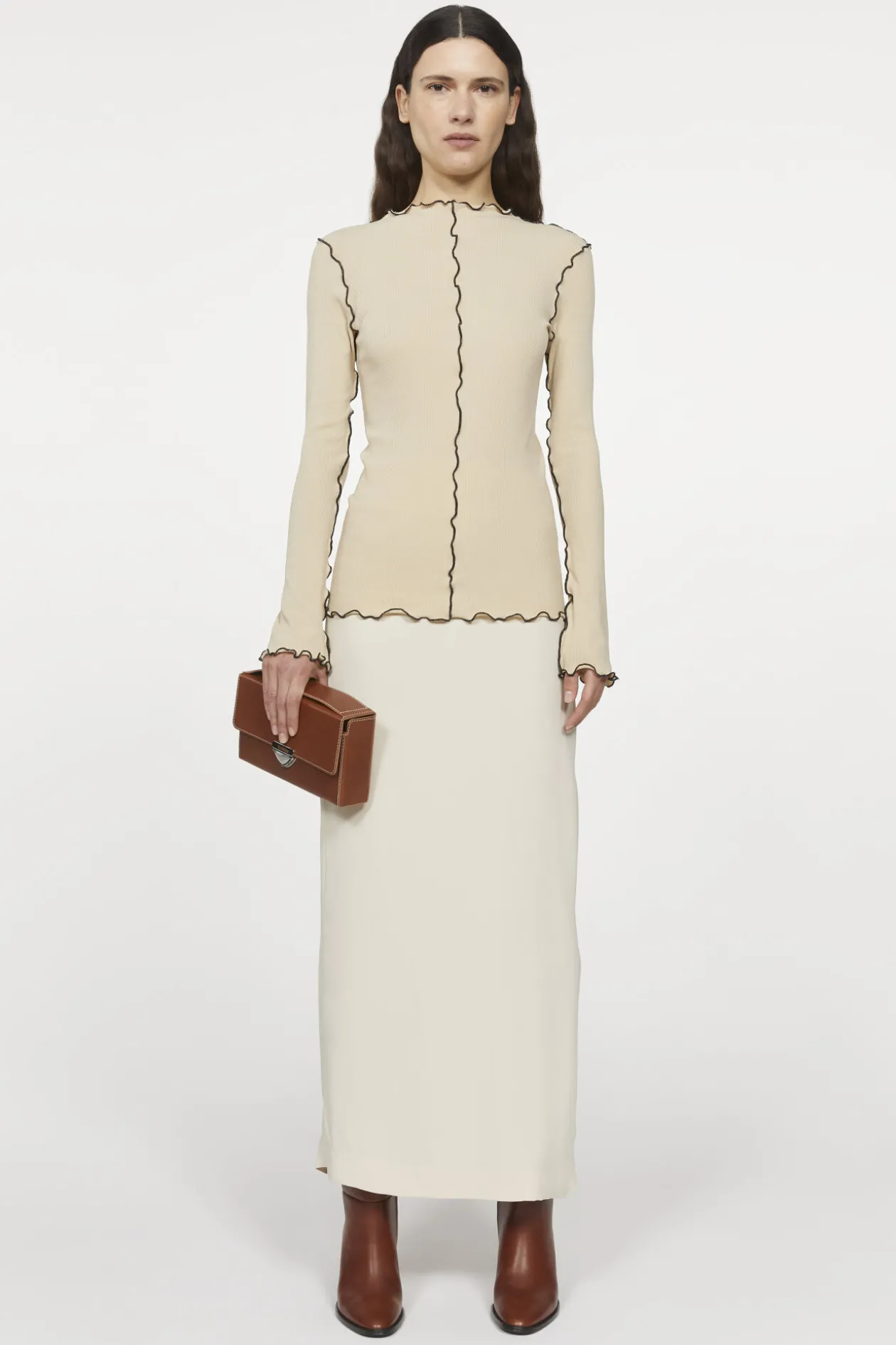 Columbina Jersey Top Rodebjer