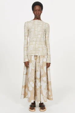 Columbina Sketchbook Jersey Top Rodebjer