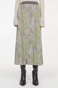 Flora Jaquard Knitted Skirt Rodebjer