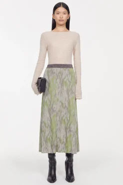 Flora Jaquard Knitted Skirt Rodebjer