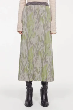 Flora Jaquard Knitted Skirt Rodebjer